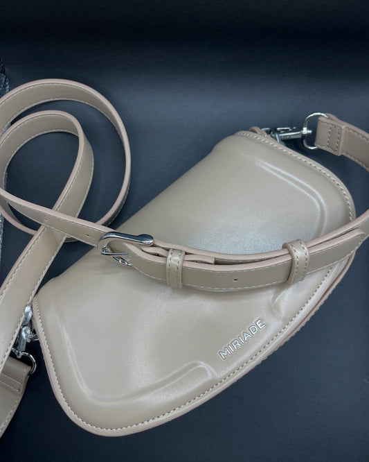 Miriade Taupe Shoulder & Crossbody Bag
