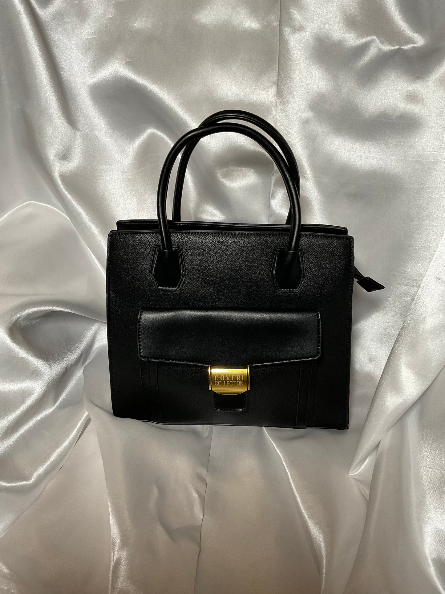 Timeless Black Structured Handbag – Coveri Collection