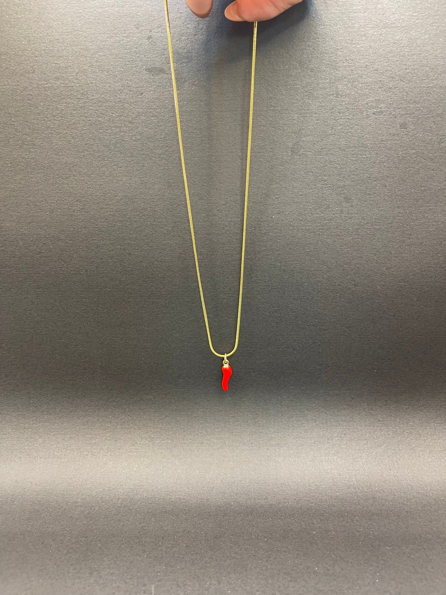 Italian Cornicello Necklace