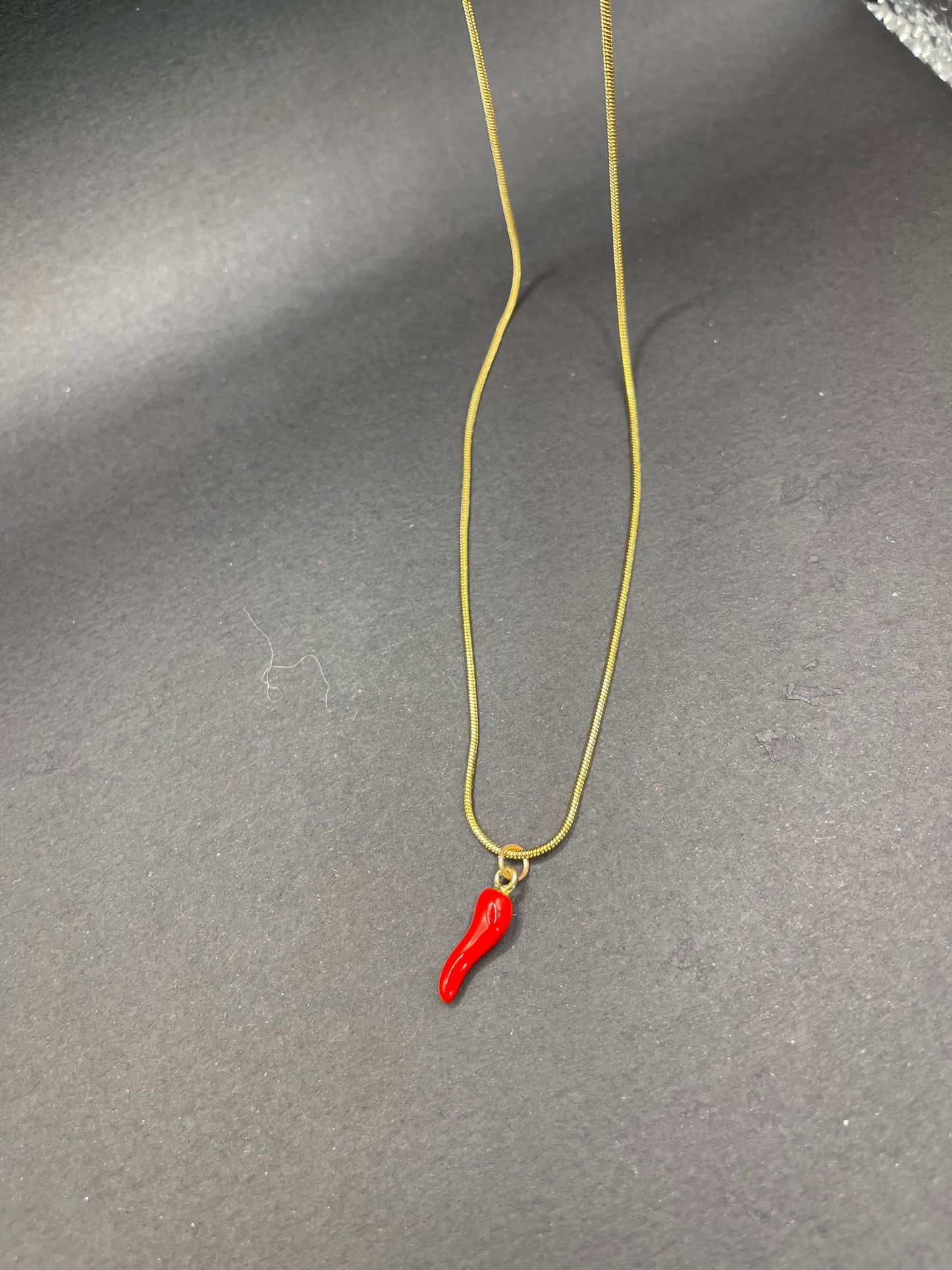 Italian Cornicello Necklace