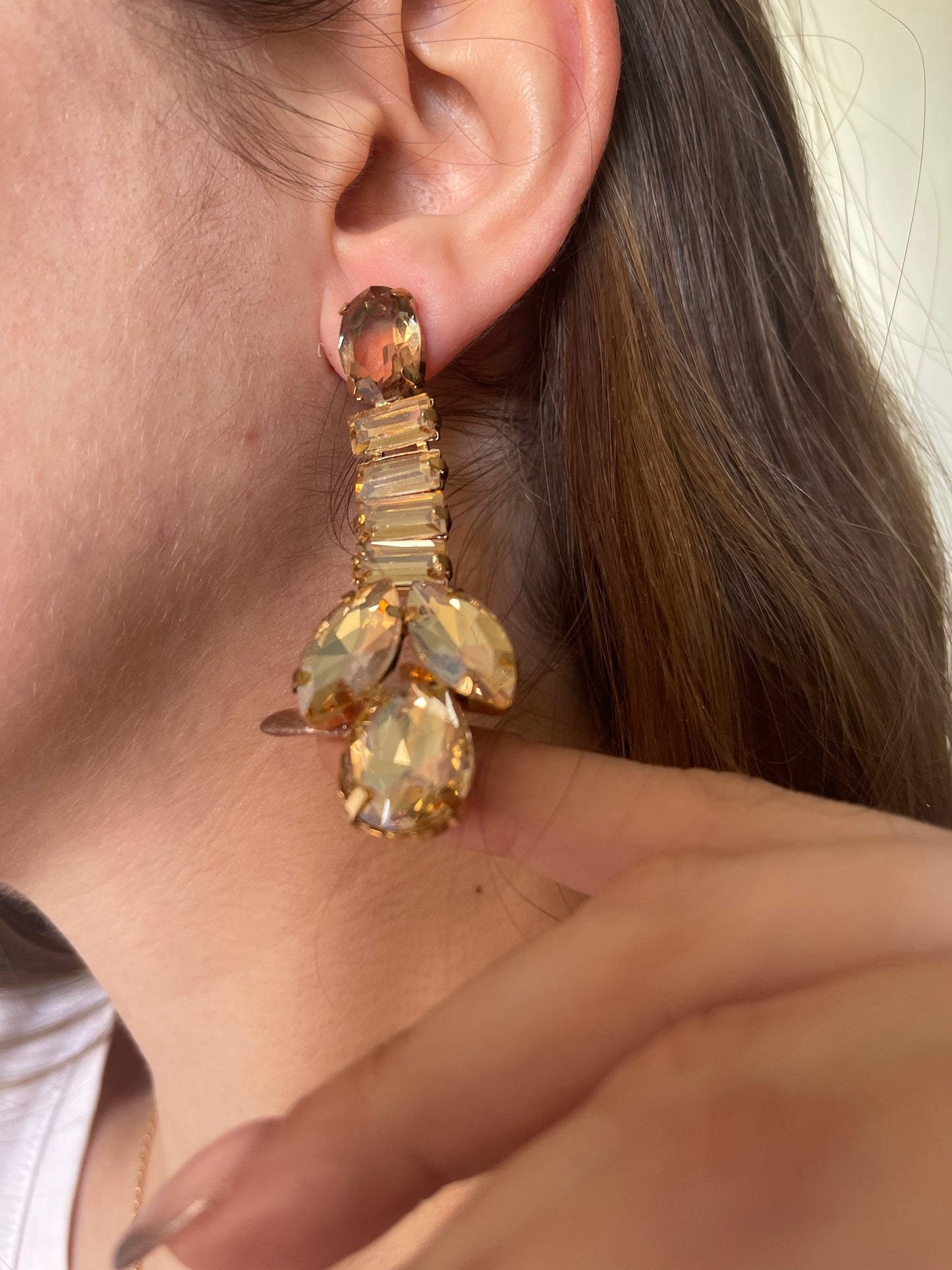 Golden Radiance Earrings